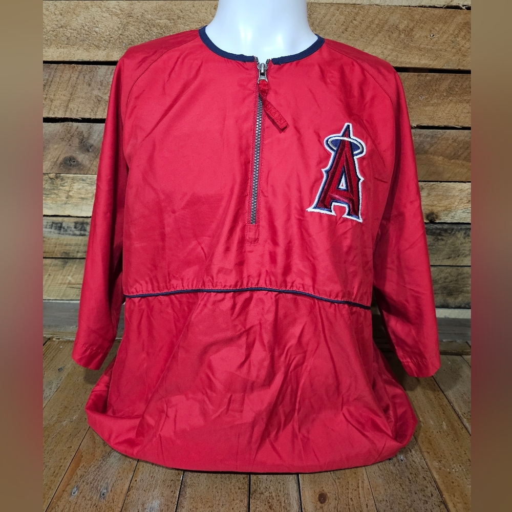 Unisex Size Large‎ Authentic Collection Majestic Athletic Angels Windbreaker